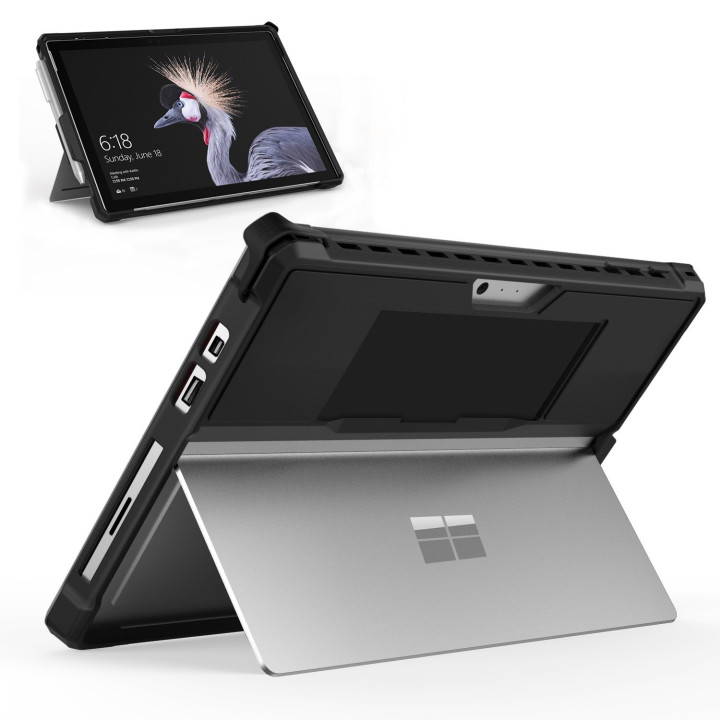 Противоударный чехол MoKo All-in-One Rugged Case для Microsoft Surface Pro 4/5/6/7 Black