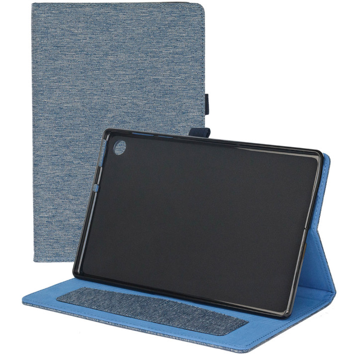 Чехол Galeo Fashion TPU Folio для Lenovo Tab M10 Plus TB-X606F Blue