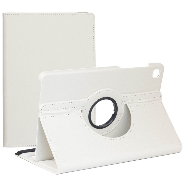 Поворотный чехол для Samsung Galaxy Tab S6 Lite SM-P610, SM-P615 White