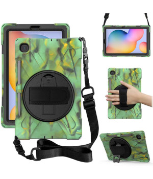 Противоударный чехол Galeo Heavy Duty для Samsung Galaxy Tab S6 Lite SM-P610, SM-P615 Camo