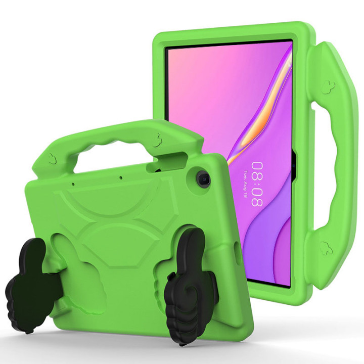 Детский чехол Galeo Thumbs Stand для Huawei Matepad T10 / T10S Green