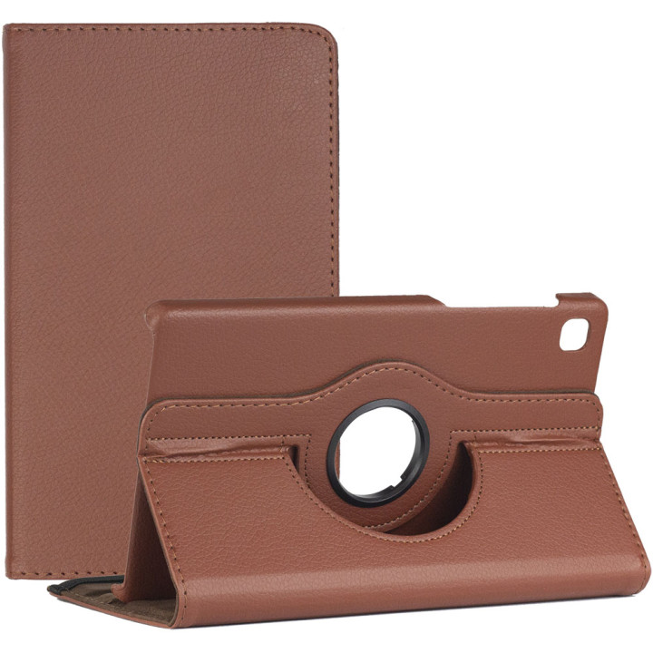 Поворотный чехол для Samsung Galaxy Tab A7 Lite 8.7 (2021) SM-T220, SM-T225 Brown