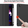 Чехол ZOYU Flex with Pencil Holder для Aplle iPad Pro 11 (2021) Black