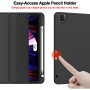 Чохол ZOYU Flex with Pencil Holder для Apple iPad Pro 12.9 M1 (2021) Black