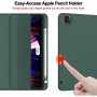 Чохол ZOYU Flex with Pencil Holder для Apple iPad Pro 12.9 M1 (2021) Dark Green