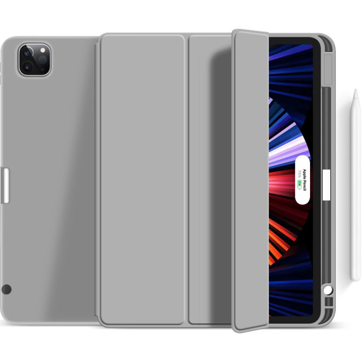 Чохол ZOYU Flex with Pencil Holder для Apple iPad Pro 12.9 M1 (2021) Grey