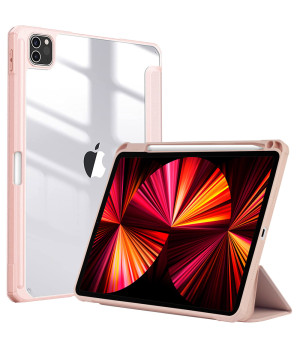 Чехол ZOYU Hybrid Case with Pencil Holder для Aplle iPad Pro 11 (2018-2022) Powder Pink