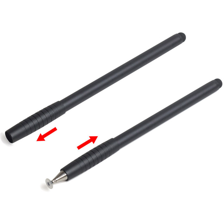 Стилус для планшета / смартфона Galeo Slider Capacitive Pen 2-in-1 Black