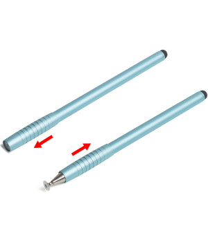 Стилус для планшета / смартфона Galeo Slider Capacitive Pen 2-in-1 Blue