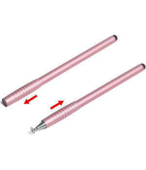 Стилус для планшета / смартфона Galeo Slider Capacitive Pen 2-in-1 Pink