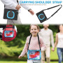 Чохол з ручкою-підставкою Galeo Anti-Drop для Apple iPad 9/8/7 10.2" (2021/2020/2019) Black/Cyan