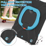 Чохол з ручкою-підставкою Galeo Anti-Drop для Apple iPad 9/8/7 10.2" (2021/2020/2019) Black/Cyan