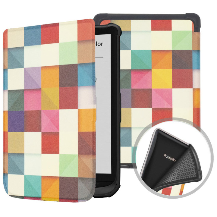 Чехол Galeo TPU Print для Pocketbook 606, 628 Touch Lux 5, 633 Color Colour Blocks
