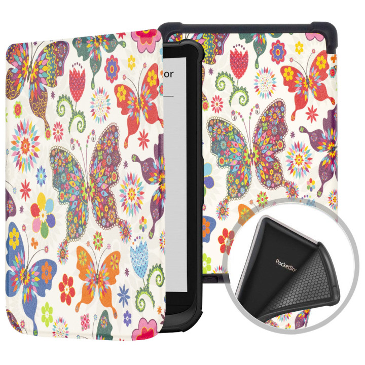Чохол Galeo TPU Print для Pocketbook 606, 628 Touch Lux 5, 633 Color Butterflies