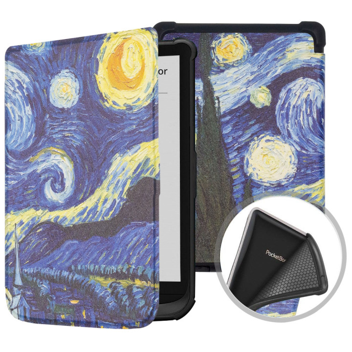 Чохол Galeo TPU Print для Pocketbook 606, 628 Touch Lux 5, 633 Color Van Gogh