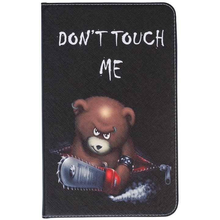 Чехол Galeo Classy Printed Stand для Samsung Galaxy Tab E 9.6 SM-T560, T561 Angry Bear