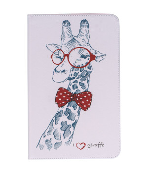 Чехол Galeo Classy Printed Stand для Samsung Galaxy Tab E 9.6 SM-T560, T561 Giraffe