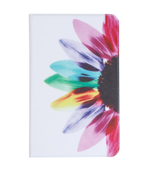 Чехол Galeo Classy Printed Stand для Samsung Galaxy Tab E 9.6 SM-T560, T561 Flower