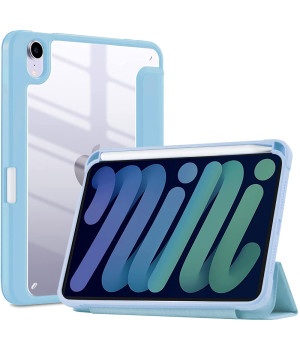 Чохол ZOYU Hybrid Case with Pencil Holder для Apple iPad mini 6 (2021) Blue Lake