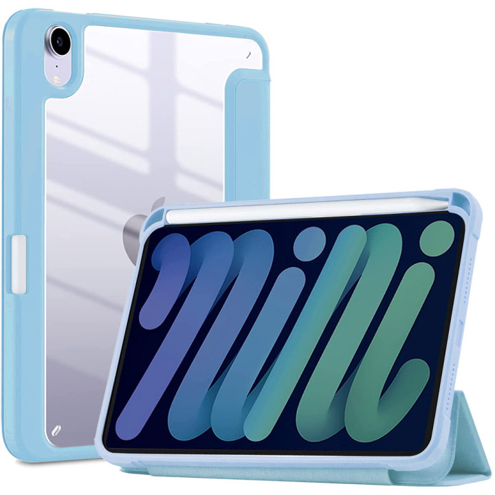 Чохол ZOYU Hybrid Case with Pencil Holder для Apple iPad mini 6 (2021) Blue Lake
