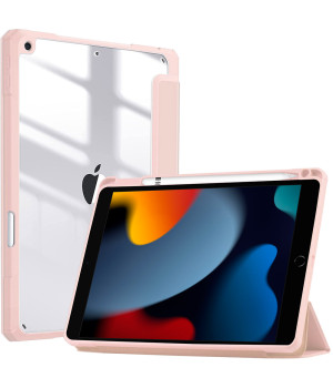 Чохол ZOYU Hybrid Case with Pencil Holder для iPad 9 / 8 10.2" (2021 / 2020) Pink
