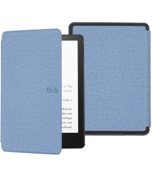Чехол Galeo Superslim для Amazon Kindle Paperwhite 11th Gen (2021) Textile Light Blue