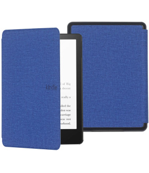 Чехол Galeo Superslim для Amazon Kindle Paperwhite 11th Gen (2021) Textile Dark Blue