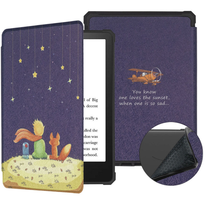 Чехол Galeo TPU Print для Amazon Kindle Paperwhite 11th Gen 6.8" (2021) Little Prince