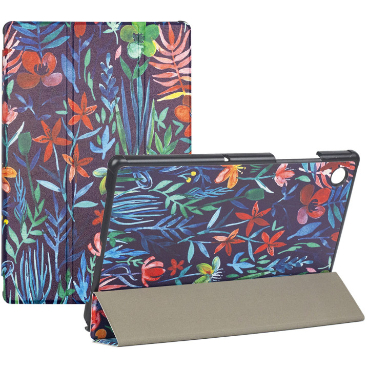 Чехол Slimline Print для Samsung Galaxy Tab A8 10.5 SM-X200, SM-X205 Flowers