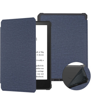 Чохол Galeo TPU Folio для Amazon Kindle Paperwhite 11th Gen 6.8" (2021) Textile Dark Blue