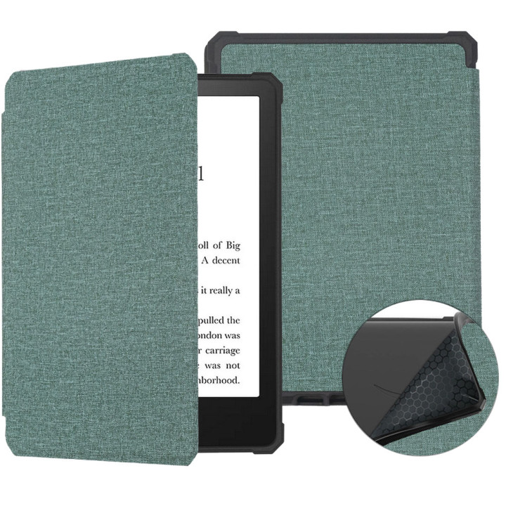 Чохол Galeo TPU Folio для Amazon Kindle Paperwhite 11th Gen 6.8" (2021) Textile Green