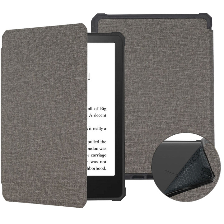 Чехол Galeo TPU Folio для Amazon Kindle Paperwhite 11th Gen 6.8" (2021) Textile Grey