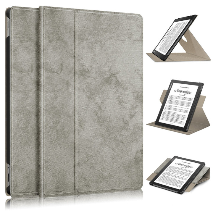 Чехол Galeo Premium Rotating Stand для PocketBook 970 Grey