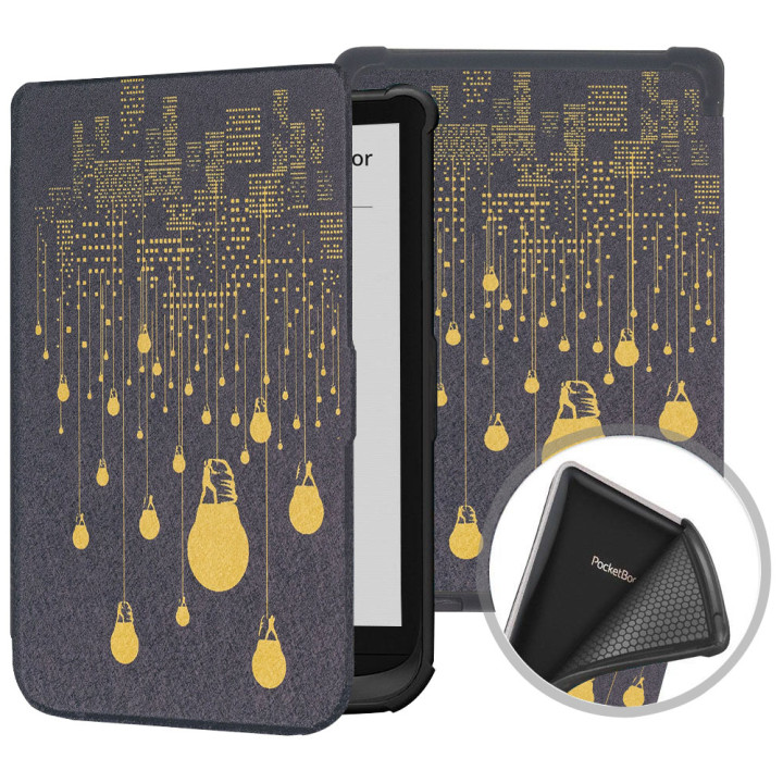 Чохол Galeo TPU Print для Pocketbook 606, 628 Touch Lux 5, 633 Color City Lights