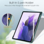 Чехол Galeo Hybrid Case with S-Pen Holder для Samsung Galaxy Tab S7 FE / S7+ / S8+ Dark Green