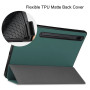Чехол Galeo TPU Trifold with S-Pen Holder для Samsung Galaxy Tab S7 FE / S7+ / S8+ Dark Green