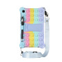 Силиконовый чехол Galeo Pop It для Samsung Galaxy Tab A7 Lite 8.7 SM-T220, T225 Rainbow Light Blue