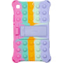Силіконовий чохол Galeo Pop It для Samsung Galaxy Tab A7 Lite 8.7 SM-T220, T225 Rainbow Pink