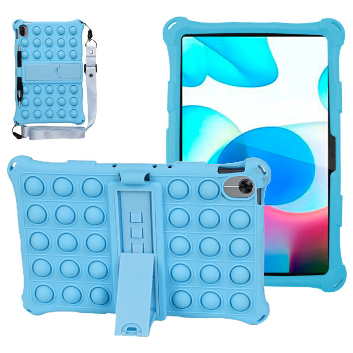 Силіконовий чохол Galeo Pop It для realme Pad 10.4 Blue