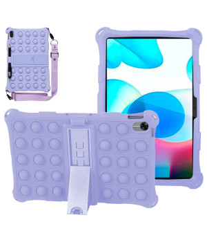 Силіконовий чохол Galeo Pop It для realme Pad 10.4 Lilac