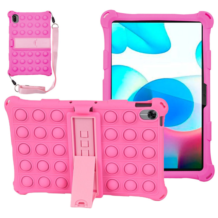 Силіконовий чохол Galeo Pop It для realme Pad 10.4 Pink