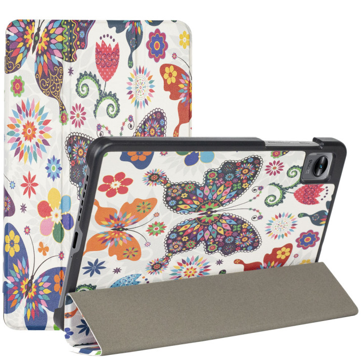 Чехол Galeo Slimline Print для Realme Pad mini 8.7 (2022) Butterflies