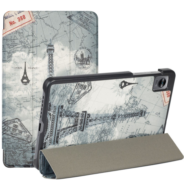 Чехол Galeo Slimline Print для Realme Pad mini 8.7 (2022) Paris