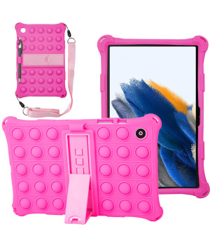 Силіконовыий чохол Galeo Pop It для Samsung Galaxy Tab A8 10.5 SM-X200, SM-X205 Pink