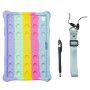 Силиконовый чехол Galeo Pop It для Samsung Galaxy Tab A8 10.5 SM-X200, SM-X205 Rainbow Light Blue