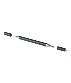 Стилус емкостный с шариковой ручкой Galeo Silicone Disc Tip + Ballpoint Pen Black