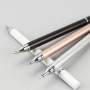 Стилус ємнісний з кульковою ручкою Galeo Silicone Disc Tip + Ballpoint Pen Silver