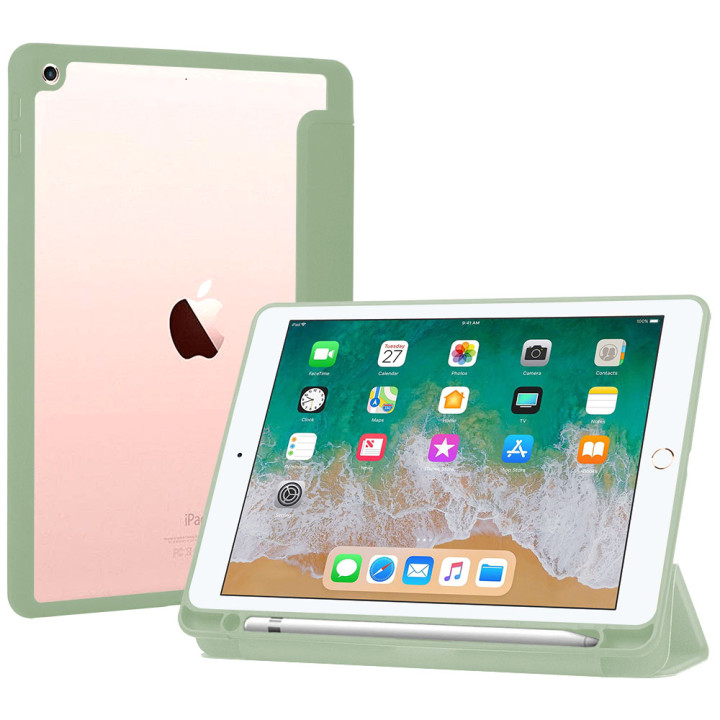 Чехол Galeo Hybrid Case with Pencil Holder для Apple iPad 9.7 2018 A1893, A1954 Sage