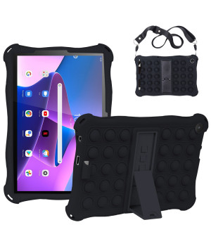 Силіконовый чохол Galeo Pop It для Lenovo Tab M10 3rd Gen (2022) 10.1" TB-328FU, TB-328XU Black