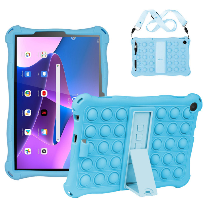 Силіконовый чохол Galeo Pop It для Lenovo Tab M10 3rd Gen (2022) 10.1" TB-328FU, TB-328XU Blue